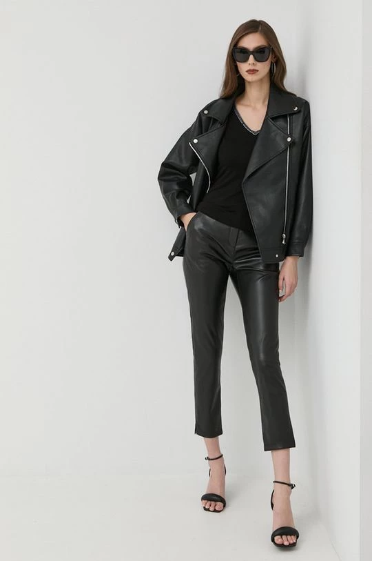 Γυναικεία Κοντομάνικο Μπλουζάκι Morgan μαύρο - Image 2