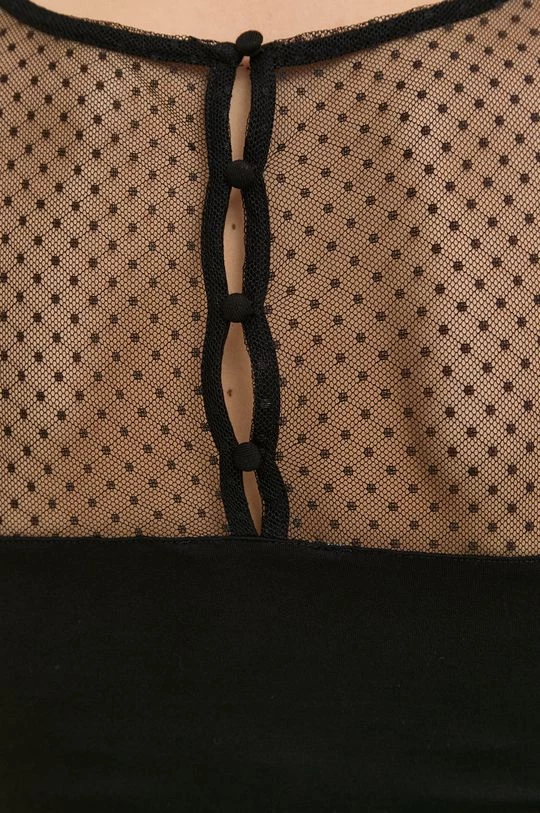 Γυναικεία Κοντομάνικο Μπλουζάκι Morgan μαύρο - Image 6