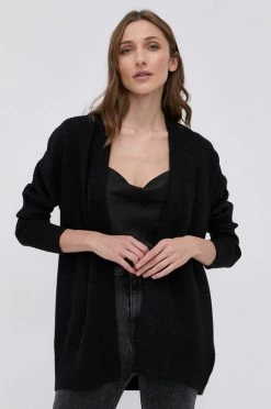 Γυναικεία Με φερμουάρ Ζακέτα από μίγμα μαλλιού Morgan μαύρο