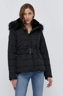 Γυναικεία Κοντά μπουφάν Μπουφάν Morgan χρώμα: μαύρο