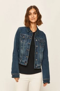 Γυναικεία Κοντά μπουφάν Morgan - Τζιν μπουφάν μπλε