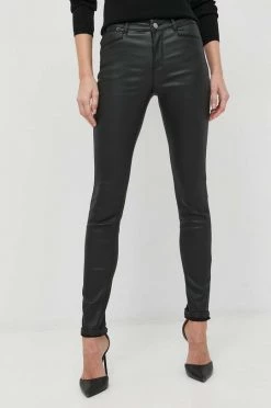 Γυναικεία Υφασμάτινα Παντελόνι Morgan μαύρο,