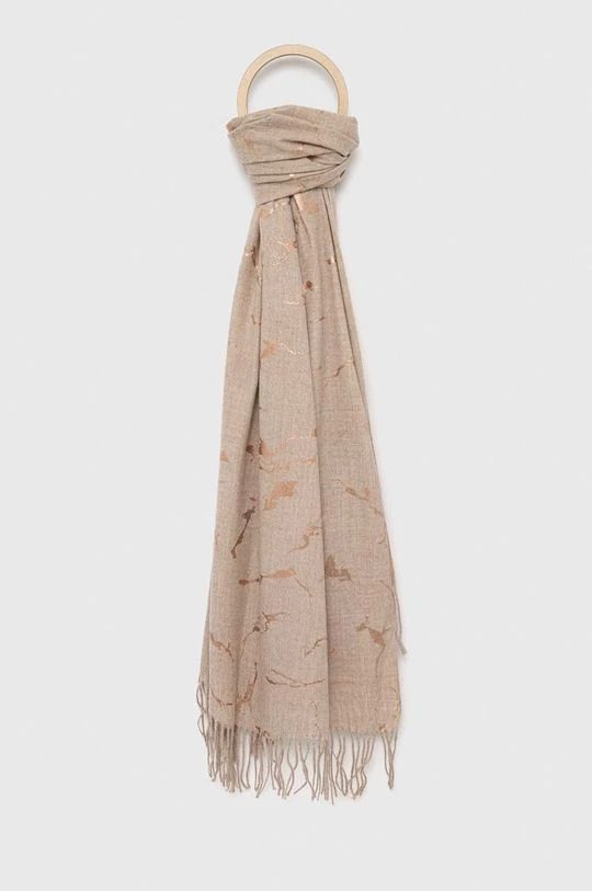 Γυναικεία Κασκόλ Μεγάλο κασκόλ Morgan μπεζ