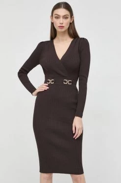 Γυναικεία Φορέματα Φόρεμα Morgan καφέ,