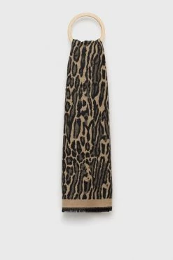 Γυναικεία Κασκόλ Μαντήλι από μείγμα μαλλιού Morgan μπεζ