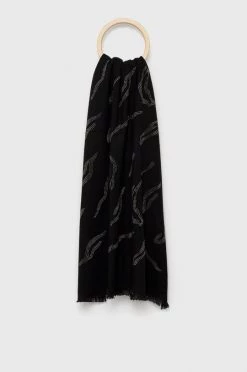 Γυναικεία Κασκόλ Μεγάλο κασκόλ Morgan μαύρο