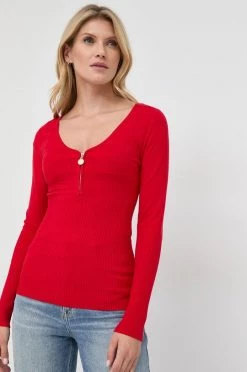 Γυναικεία Χωρίς φερμουάρ Πουλόβερ Morgan κόκκινο,