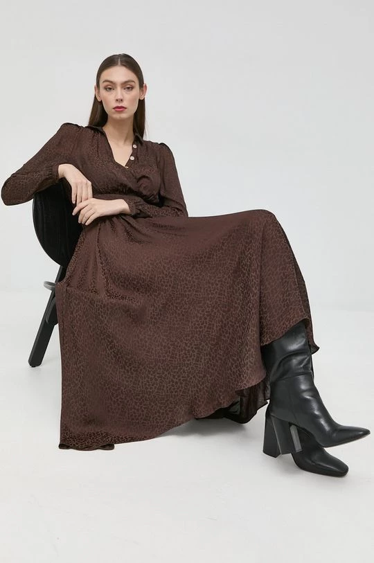 Γυναικεία Φορέματα Φόρεμα Morgan καφέ, - Image 2