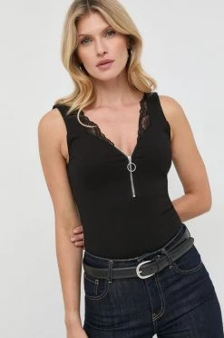 Γυναικεία Μπλούζες Μπλουζάκι Morgan μαύρο