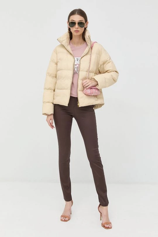 Γυναικεία Υφασμάτινα Παντελόνι Morgan καφέ, - Image 2