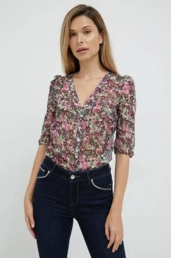 Γυναικεία Μπλούζες Μπλουζάκι Morgan πολύχρωμο