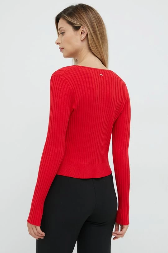 Γυναικεία Με φερμουάρ Πουλόβερ Morgan κόκκινο - Image 3