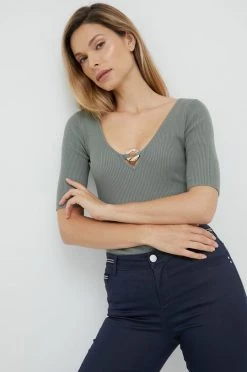 Γυναικεία Κοντομάνικο Μπλουζάκι Morgan πράσινο