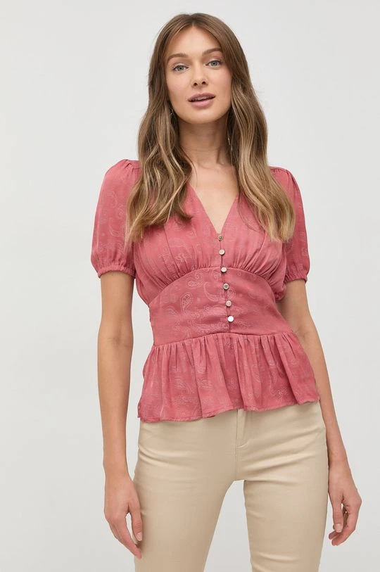 Γυναικεία Μπλούζες Μπλουζάκι Morgan ροζ