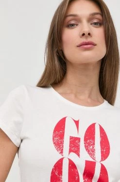 Γυναικεία Κοντομάνικο Μπλουζάκι Morgan άσπρο