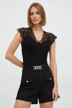 Γυναικεία Μπλούζες Μπλουζάκι Morgan μαύρο