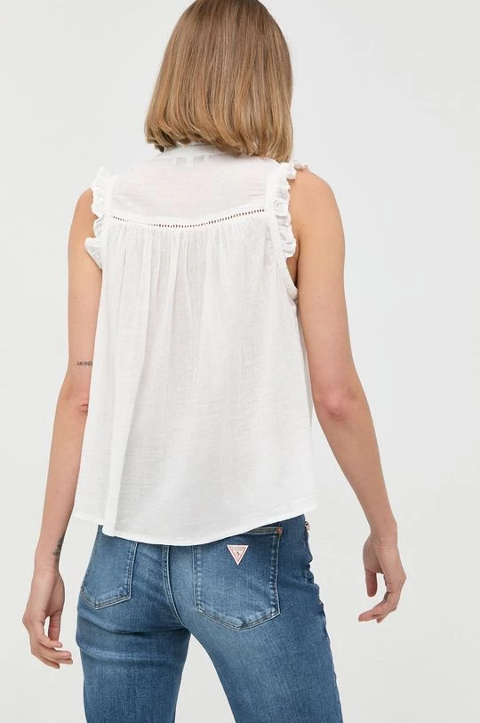 Γυναικεία Πουκάμισα Βαμβακερό πουκάμισο Morgan άσπρο - Image 3