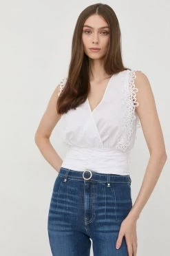 Γυναικεία Μπλούζες Μπλουζάκι Morgan άσπρο