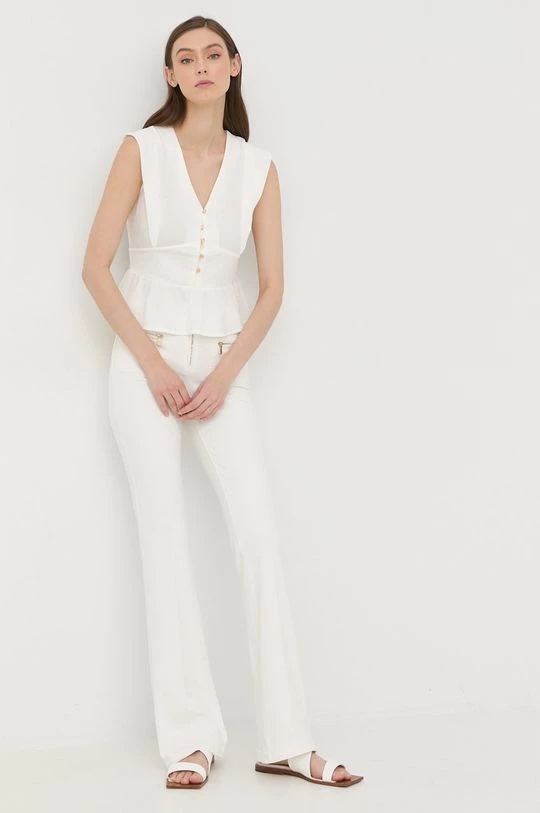 Γυναικεία Μπλούζες Μπλουζάκι Morgan άσπρο - Image 2