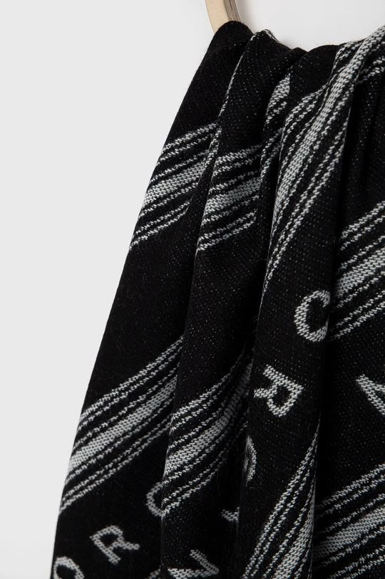 Γυναικεία Κασκόλ Μαντήλι από μείγμα μαλλιού Morgan μαύρο - Image 2