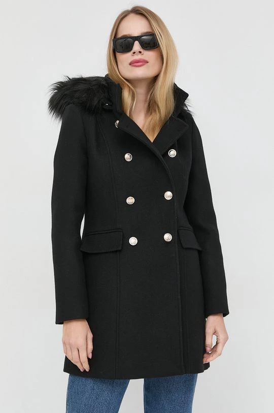 Γυναικεία Παλτά Μάλλινο παλτό Morgan μαύρο,