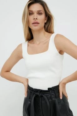 Γυναικεία Αμάνικος Top Morgan άσπρο