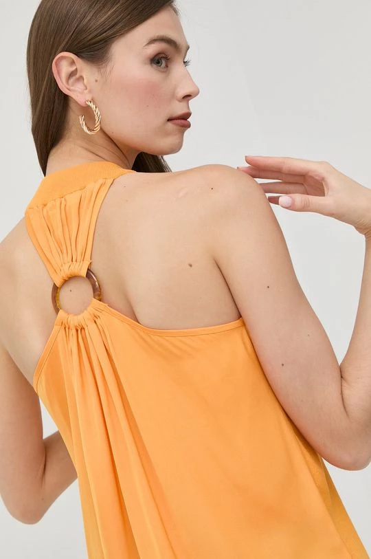 Γυναικεία Αμάνικος Top Morgan πορτοκαλί