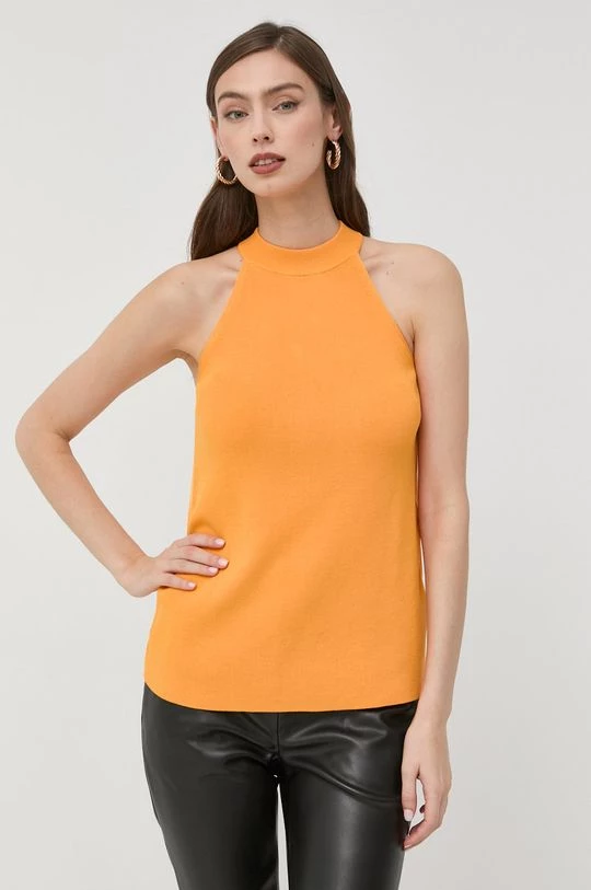 Γυναικεία Αμάνικος Top Morgan πορτοκαλί - Image 3
