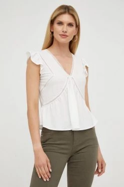 Γυναικεία Μπλούζες Μπλουζάκι Morgan άσπρο