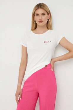 Γυναικεία Κοντομάνικο Μπλουζάκι Morgan άσπρο