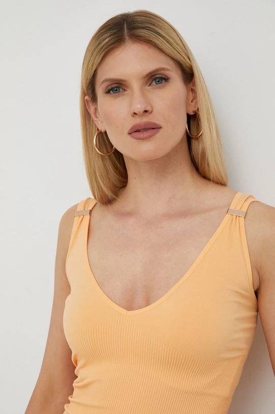 Γυναικεία Αμάνικος Top Morgan πορτοκαλί - Image 4