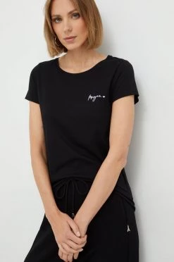 Γυναικεία Κοντομάνικο Μπλουζάκι Morgan μαύρο