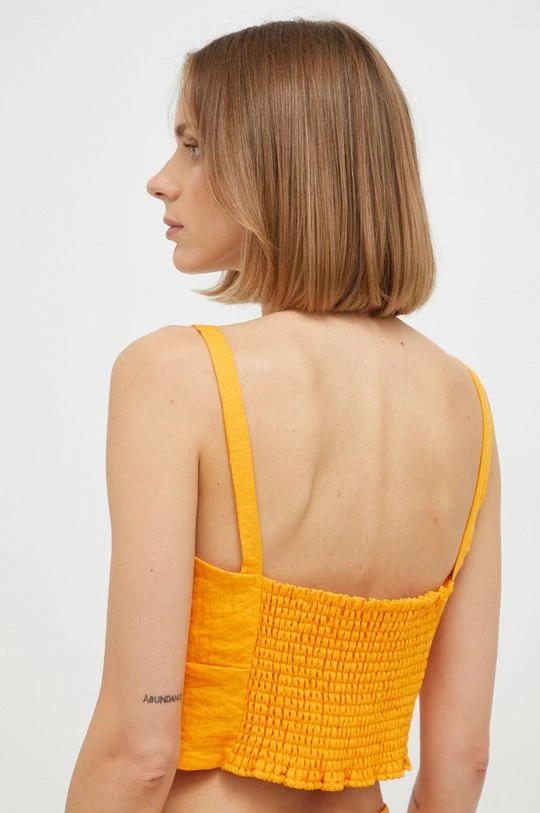 Γυναικεία Αμάνικος Top Morgan πορτοκαλί - Image 4