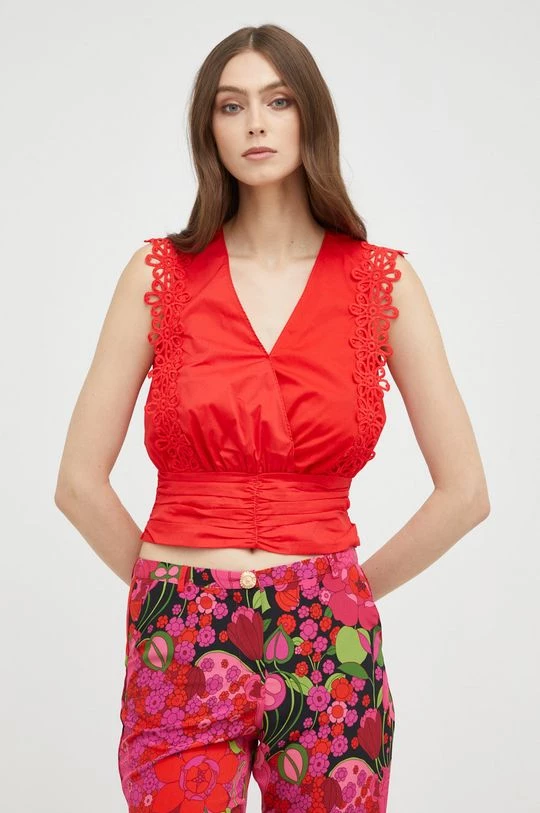 Γυναικεία Μπλούζες Μπλουζάκι Morgan κόκκινο - Image 2