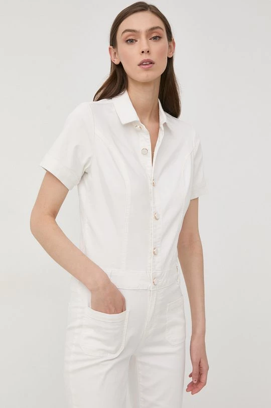 Γυναικεία Ολόσωμες φόρμες Ολόσωμη φόρμα τζιν Morgan άσπρο, - Image 4