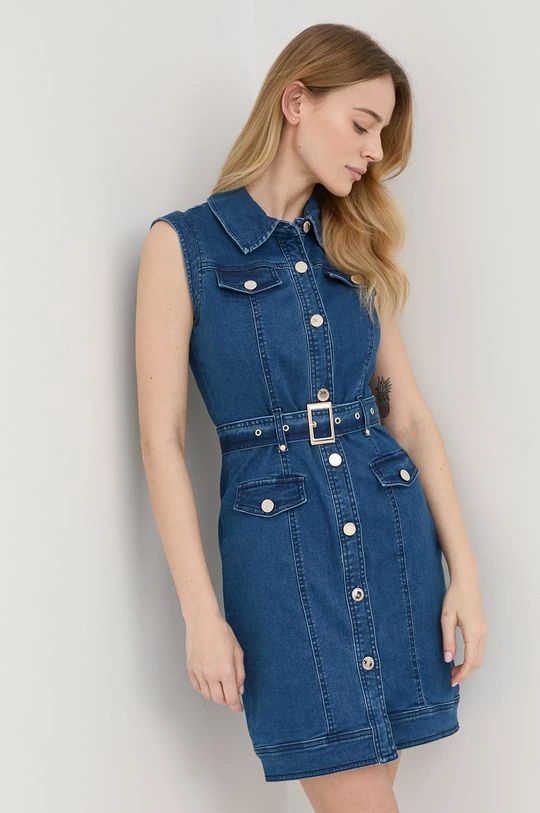 Γυναικεία Φορέματα Φόρεμα τζιν Morgan ναυτικό μπλε, - Image 2