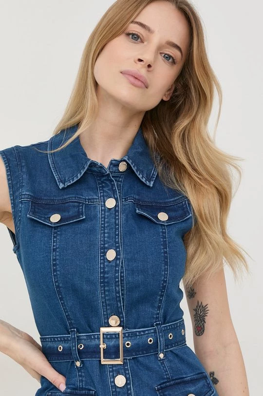 Γυναικεία Φορέματα Φόρεμα τζιν Morgan ναυτικό μπλε, - Image 4