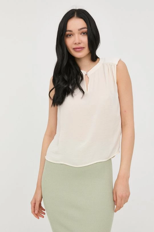 Γυναικεία Μπλούζες Μπλουζάκι Morgan μπεζ