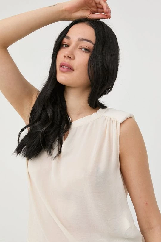 Γυναικεία Μπλούζες Μπλουζάκι Morgan μπεζ - Image 4