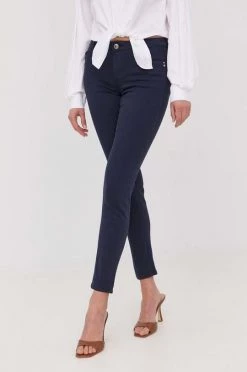 Γυναικεία Υφασμάτινα Morgan Παντελόνι σκούρο μπλε