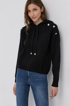 Γυναικεία Χωρίς φερμουάρ Πουλόβερ Morgan χρώμα: μαύρο