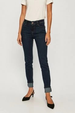 Γυναικεία Slim και Skinny Τζιν παντελονι Morgan χρώμα: ναυτικό μπλεJeansu