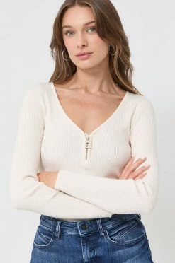 Γυναικεία Χωρίς φερμουάρ Πουλόβερ Morgan μπεζ,