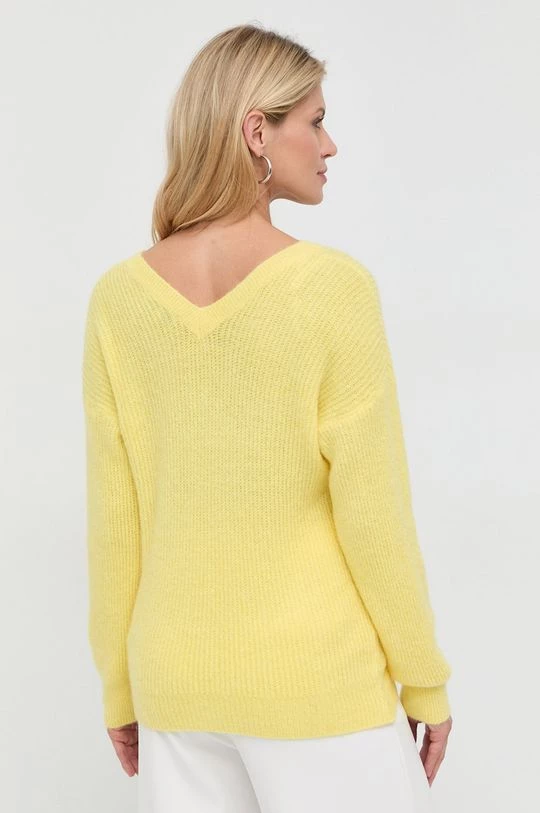 Γυναικεία Χωρίς φερμουάρ Πουλόβερ με προσθήκη μαλλιού Morgan χρώμα: κίτρινο, - Image 3