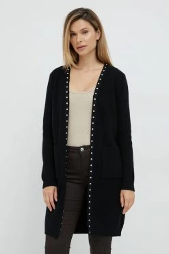 Γυναικεία Με φερμουάρ Πουλόβερ Morgan μαύρο