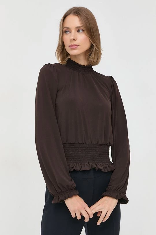 Γυναικεία Μπλούζες Μπλουζάκι Morgan καφέ - Image 4