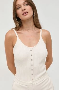 Γυναικεία Αμάνικος Top Morgan μπεζ