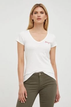 Γυναικεία Κοντομάνικο Μπλουζάκι Morgan άσπρο