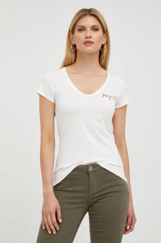 Γυναικεία Κοντομάνικο Μπλουζάκι Morgan άσπρο