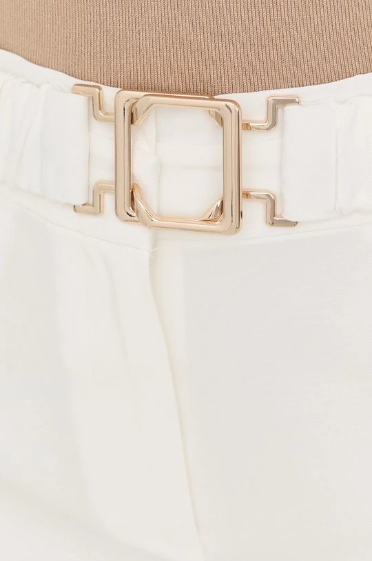 Γυναικεία Υφασμάτινα Παντελόνι Morgan άσπρο, - Image 4